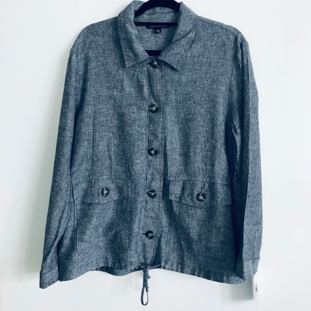 NWT’S Women’s Zac & Rachel Linen Jacket/Blazer
